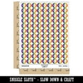 thumbnail image 2 of Daffodil Flower 200+ Round Stickers - Rainbow - Gloss Finish - 0.50" Size, 2 of 3