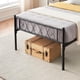 thumbnail image 4 of Charming dormitorio addition: tamaño individual size metal marco de cama con heart cabecero & footboard - 12.2in underbed almacenamiento para extra space, 4 of 7