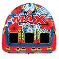thumbnail image 3 of WOW Sports - Max Vibes Inflatable Towable Tube - 1-3 Rider - Perfect for Kids & Adults - Soft Top Deck Tube - Boating Accessory, 3 of 4