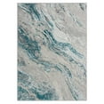 thumbnail image 3 of Luxe Weavers Modern Abstract Turquoise 5x7 Area Rug, Indoor Carpet, 3 of 10