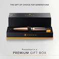 thumbnail image 4 of Cross ATX Brushed Rose Gold with Machine-Turned, Diamond-Pattern Engraving with Polished Black PVD Appointments Ballpoint Pen, 4 of 7