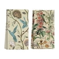 thumbnail image 2 of Bcylexb Floral Kitchen Towels 2 Pack, 16"x 24" Highly Absorbent Jacquard Tea Towels Printed Reusable Dish Towels Hand Towels for Counter Glass Gifting Housewarming, 2 of 6