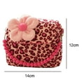 thumbnail image 2 of Little Girls Fashion Flower Cross body Shoulder Bag Plush Handbag, 2 of 6