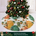 thumbnail image 6 of Coolnut Thanksgiving Christmas Tree Skirt Thanksgiving Tree Skirt for Holiday Party Home Christmas Day Ornaments48", 6 of 6