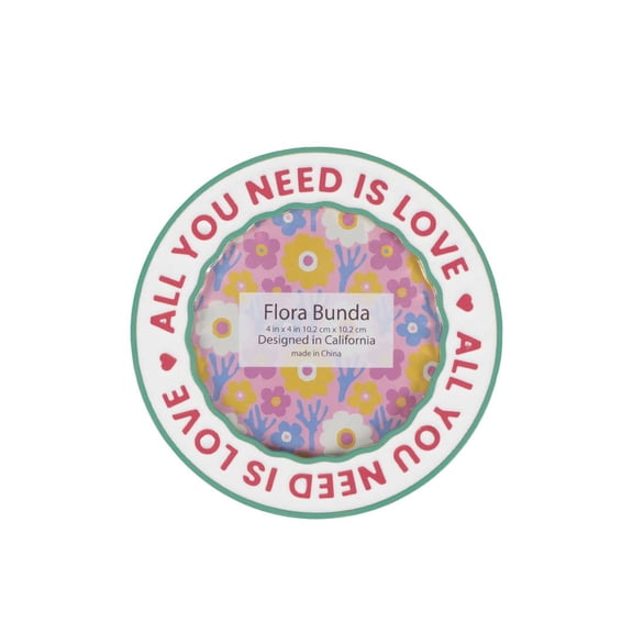 5x5 White Zinc Alloy Magnetic Picture Frame