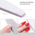 thumbnail image 3 of Half Moon Nail file Lija lima a ongle Lijado Limas de pulido equipo de uñas Manicura Buffer Nail Tool, 3 of 3