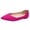 Hot Pink, variant on Womens Pointed Toe Black Ballet Flats Comfortable Casual Dress Flats for Women Elegant Memory Foam Flats Shoes with Party Wedding