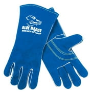 Memphis Glove Premium Quality Welder's Gloves, Select Side Leather, X-Large, Blue