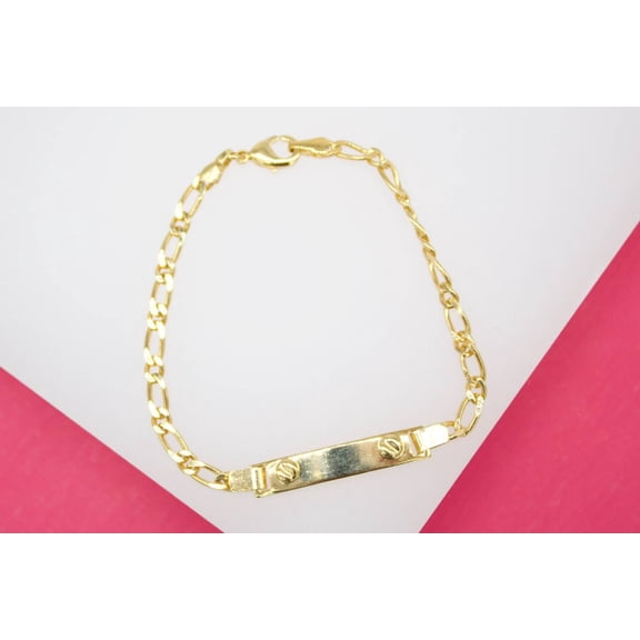 Gold Filled Small Bracelet With Screw Plate