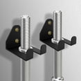 thumbnail image 5 of PinesC Heavy Duty Barbell Storage Rack, Vertical Hanging Barbell Rack, Wall Mounted Barbell Holder, Olympic Wall Mount Barbell Holder Space Saving Bar Holder Suitable for Garage, Gym, Ho, 5 of 5