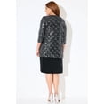 thumbnail image 2 of Catherines Women's Plus Size Mesh Flyaway Sheath Dress, 2 of 6