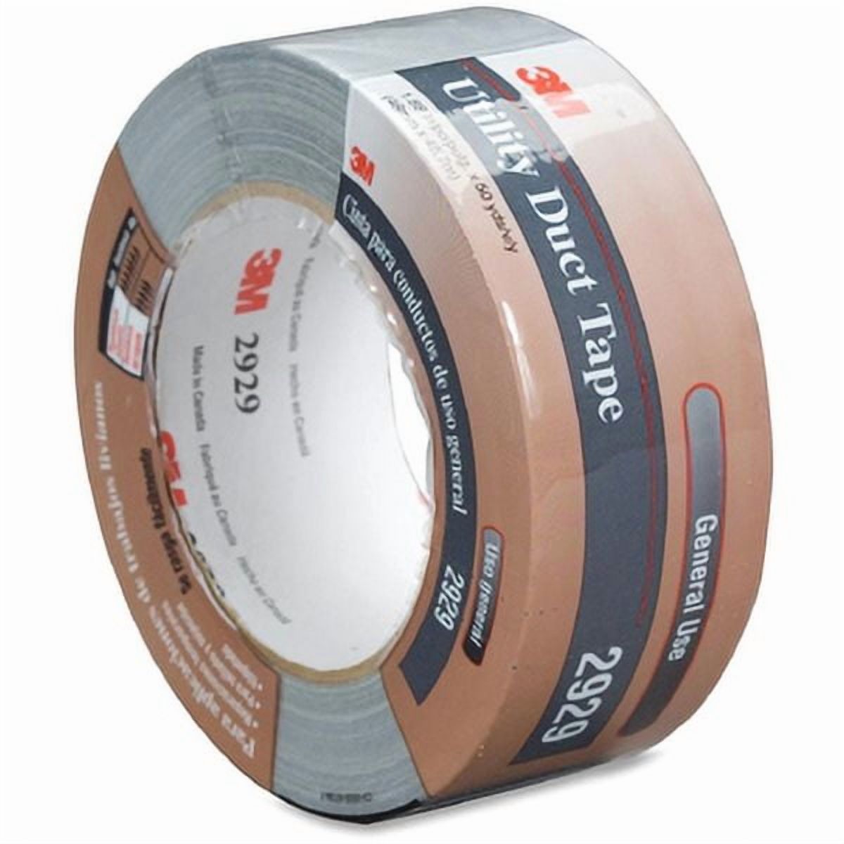 3M Utility Duct Tape 2929 Silver, 1.88 in x 50 yd 5.8 mils (Pack of 1)