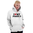 thumbnail image 4 of Love My Poodle Dog Owners Breed Pride Hoodie Sweatshirt Women Brisco Brands X, 4 of 6