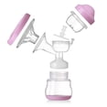 thumbnail image 1 of Extractor de leche manual, extractor de leche manual de silicona con succión ajustable, extractor de leche materna manual pequeño y portátil Bombas y accesorios de alimentación para bebés, púrpur, 1 of 5