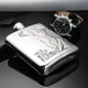 thumbnail image 5 of Stainless Steel Wine Flask Hip Flask 6 Oz Deer Pattern Whiskey Pocket Whiskey Bottle Alcohol Bottle, 5 of 5
