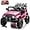 Pink, variant on Lumiparty Kids 12V Kids Ride On Car for Kids, Electric Truck Ride On Toys for Ages 3-8 Years, with 5MPH Max Speed, Remote Control, Accelerator Pedal, Treaded Tires, Music and Story, Red