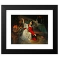 thumbnail image 2 of Leopold Bucher 23x20 Black Modern Framed Museum Art Print Titled - Austria and the Cholera (1835), 2 of 5