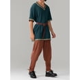 thumbnail image 3 of Men Medieval Costume Renaissance Templar Knight Vintage Tunic Tops, 3 of 6