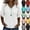 #02 White, variant on Women's Vintage Cotton Linen Tops, V Neck Short Sleeve Fringe Tassel Blouses, Boho Raw Edge Irregular Gauze Shirts for Beach Vacation Casual,S,White
