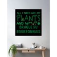 thumbnail image 2 of All I Need Are My Plants And My Braque Du Bourbonnais - Dog Poster Wall Art, Modern Wall Decor For Living Room Bedroom, 16x16 UNFRAMED, 2 of 3
