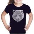 thumbnail image 1 of Girl's Word Art T-shirt - Bear Face, 1 of 2