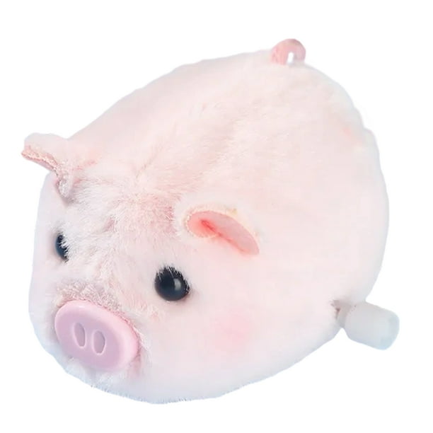 Juguete de peluche de animal de cuerda, adorable juguete de cuerda, cerdo decorativo, muñeco de peluche de cerdo para niños