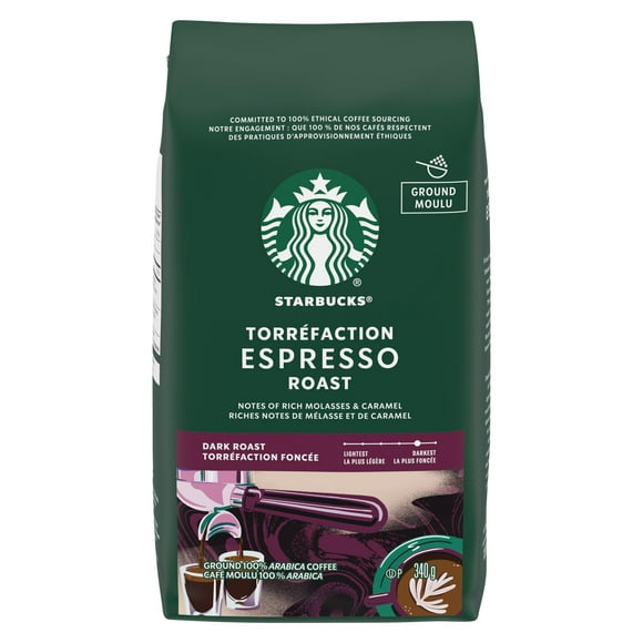 Starbucks® Espresso Torréfaction 340g Torréfaction Foncée