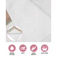 thumbnail image 6 of Teal Orange Eucalyptus Kitchen Dish Towels for Drying Dishes Set of 2, Spring Botanical Leaves Waffle Weave Microfiber Hand Tea Bathroom Towels Quick Dry & Absorbent Towel 15.7x23.6, 6 of 7
