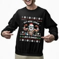 thumbnail image 2 of Christmas Sweatshirt, Funny Gym Christmas Sweatshirt, Muscular Santa Ugly Holiday Jumper, Festive Fitness Gift for Bodybuilders & Weightlifters, 2 of 5