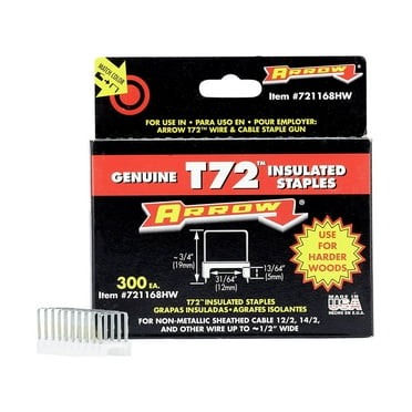 Arrow 721168HW Staples Durable Hard Wood, 3/4" Leg Length