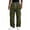 Blue04, variant on YNGKMEA Mens Cargo Pants Lightweight Loose Fit Casual Pants Plaid Workout Elastic Waist Long Trousers Comfy and Breathable Pants with Multi Pockets Blue 2XL