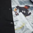 thumbnail image 6 of Men's Mitchell & Ness Frank Thomas Black Chicago White Sox Legends Collection Vintage Satin Full-Snap Jacket, 6 of 7