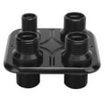 thumbnail image 1 of Car 4‑Port Air Conditioning Bulkhead Hose Fitting Universal Modification Replacement for GM PerformanceBlack, 1 of 8