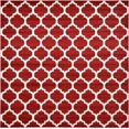 thumbnail image 2 of Unique Loom 3120473 Tapis Marocain en Treillis Carré, 10', Rouge/beige, 2 of 2