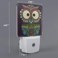 thumbnail image 2 of Uemuo Boho Owl Night Light, Night Lights Plug into Wall, Dusk to Dawn Sensor Warm White Led Night Light 0.5W-US, 2 of 9