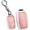 A Pink, variant on Key Fob Cover Compatible with Toyota Fortuner RAV4 Prime Tacoma Camry XSE Corolla Cross Land Cruiser CHR Hilux Tundra Highlander Grand Highlander Crown 2016-2026 4 Button Keychain,A Pink