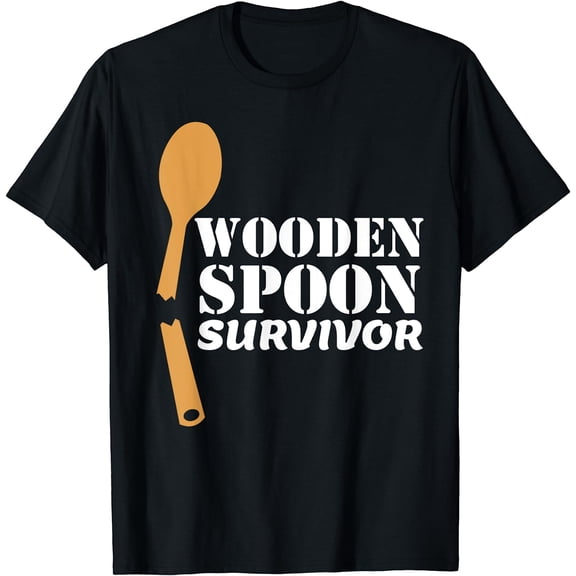 Mens Wooden Spoon Survivor t-shirt Italian Filipino Pride T-Shirt