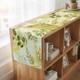 thumbnail image 6 of Table Runners 70 Inches Long Dress Scarves, Sage Green Leaves Farmhouse Coffee/Dining/Kitchen Table Decor, Holiday Table Runner, Summer Botanical Farmhouse Watercolor Leaf 13x70 Inch, 6 of 9