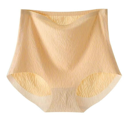UAMVSH Womens Underwear High Waisted Soft Stretchy Briefs Seamless Full Coverage Panty No Show Underpant