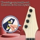 thumbnail image 3 of Ukelele de juguete para niños | Guitarra de 4 cuerdas para principiantes a partir de 3 años | Regalo portátil para educación temprana con clavijas afinables y accesorios, 3 of 6