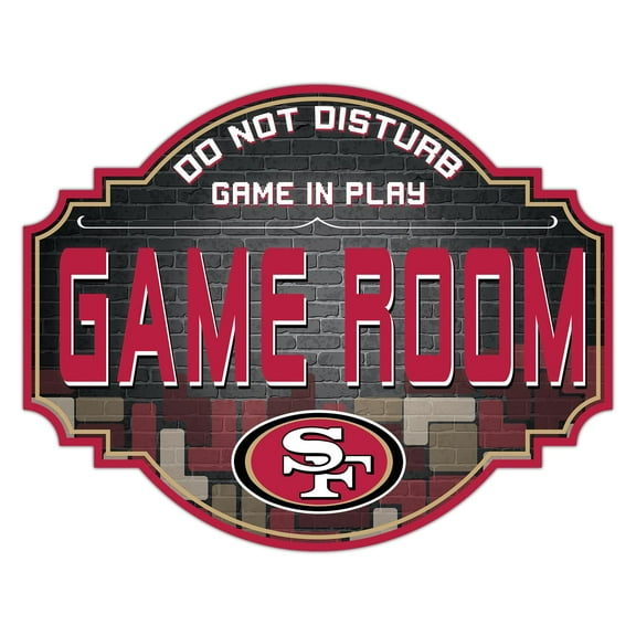 San Francisco 49ers 12'' Game Room Tavern Sign