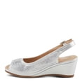 thumbnail image 4 of Patrizia Women's ADRIELLA Slingback Wedge Sandals Silver EU 36 / US 5.5 - 6, 4 of 5