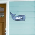 thumbnail image 3 of Whale Coastal Wooden House Number Sign by G. DeBrekht | Coastal Sea-Life Decor - MA985162, 3 of 7