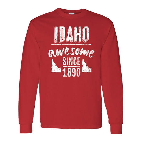 Inktastic Idaho Awesome Since 1890 Long Sleeve T-Shirt