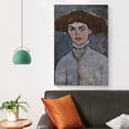 thumbnail image 4 of Cuadro impreso de Amedeo Modigliani (57) Póster, pintura decorativa, lienzo, arte de pared, carteles para sala de estar, pintura para dormitorio, 20 x 30 pulgadas (50 x 75 cm), 4 of 6
