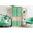 thumbnail image 4 of Sorbus Collapsible Fabric Cube Storage Bin (13" x 13"), Teal, 4 of 6