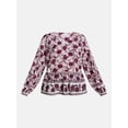 thumbnail image 5 of Scenario Women's Gathered Yoke Blouse with Long Sleeves, Sizes XS-XXXL, 5 of 5