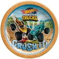thumbnail image 4 of Amscan Hot Wheels 16' Cake Party Plates with Dinosaur Sticker Sheet, 4 of 4