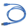 thumbnail image 4 of Cable USB A a Micro B Cable USB 3.0 Cable adaptador de transmisión de 5 Gbps para disco duro externo Azul (1 metro), 4 of 12