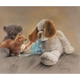 thumbnail image 2 of Harrison, Lesley 13x12 Black Ornate Wood Framed with Double Matting Museum Art Print Titled - Blessed are the Curious, 2 of 4
